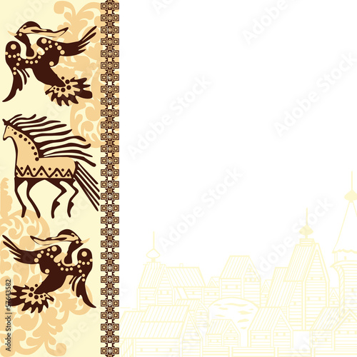 picture frame with ethnic
