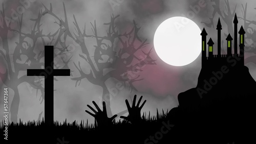 animazione per la notte di halloween