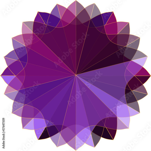 Color wheel background. Vector Illustration