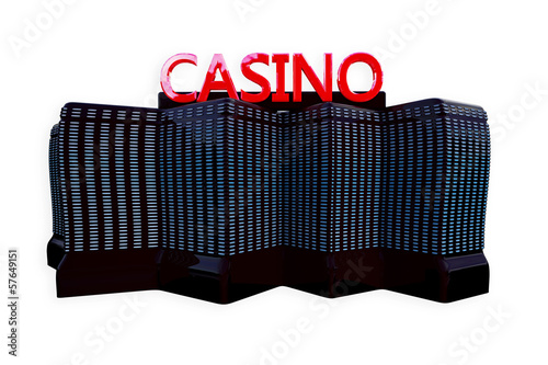 Casino - 3d Rendering
