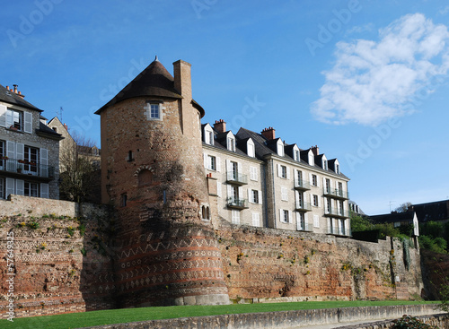 Ancient tower of roman boundary wall, Le Mans
