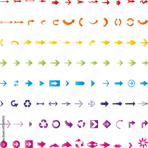 Pfeile, arrows, Symbole, Zeichen, Vektor