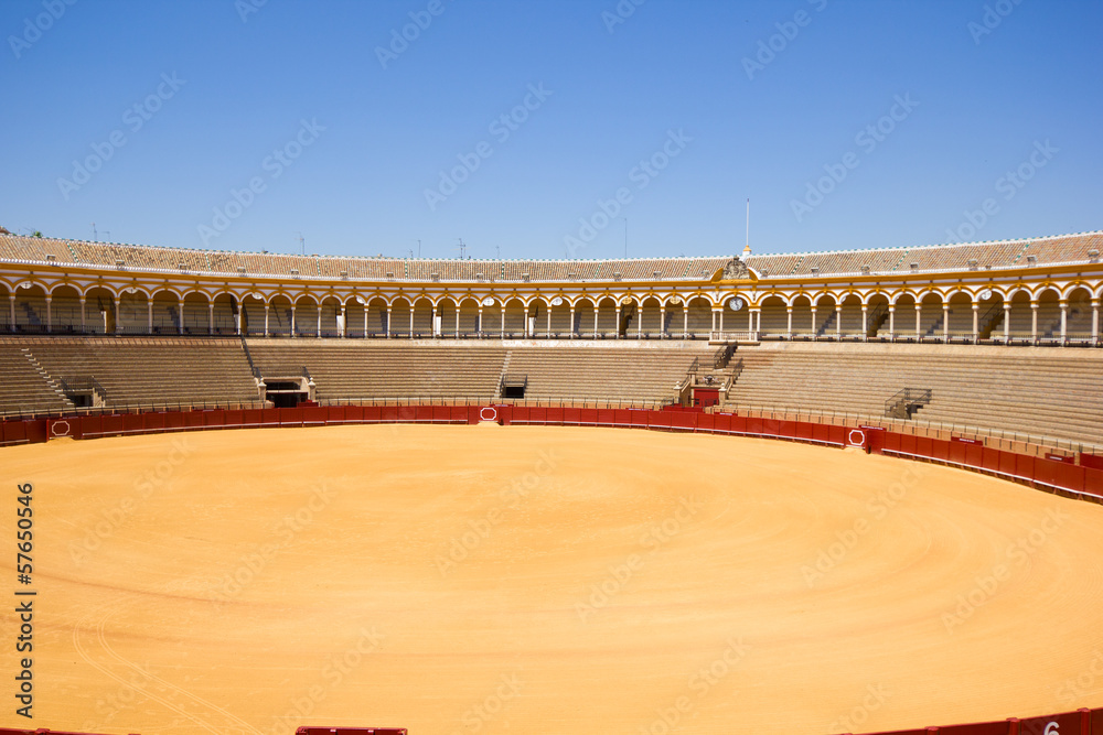 Fototapeta premium bullring arena in Seville, Spain