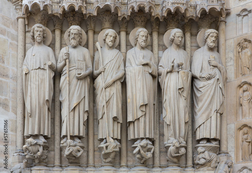 Notre Dame Entry Sculpture