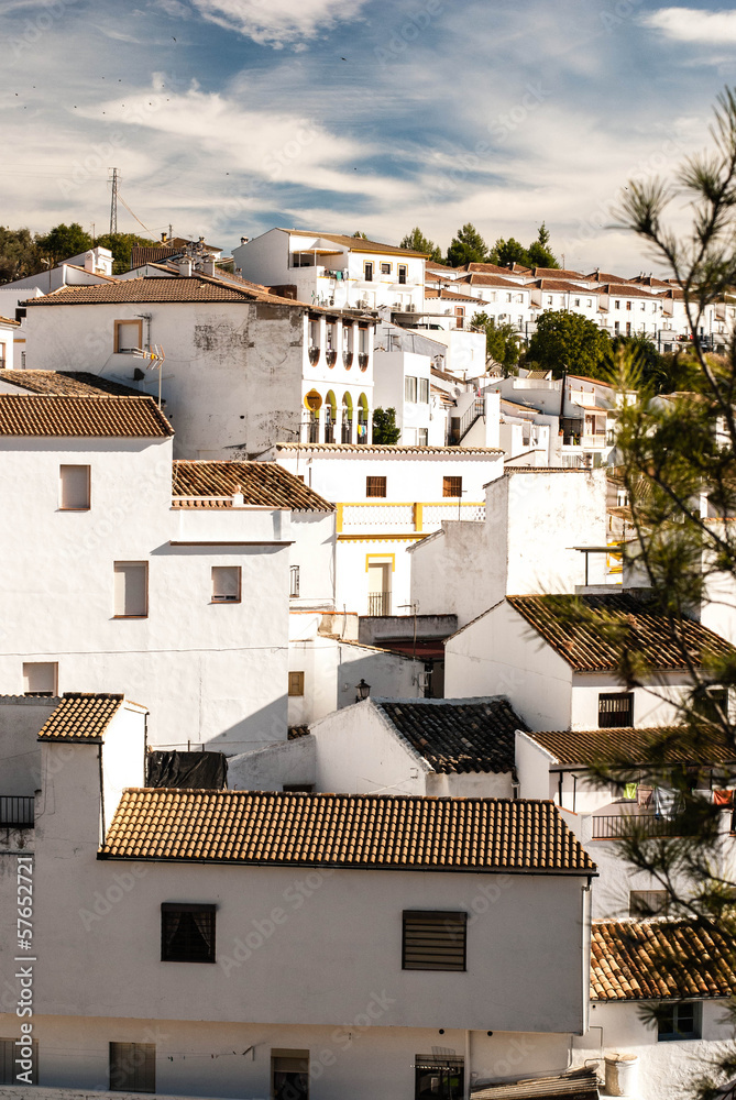 Obraz premium Setenil de las Bodegas is one of the pueblos blancos (white vill