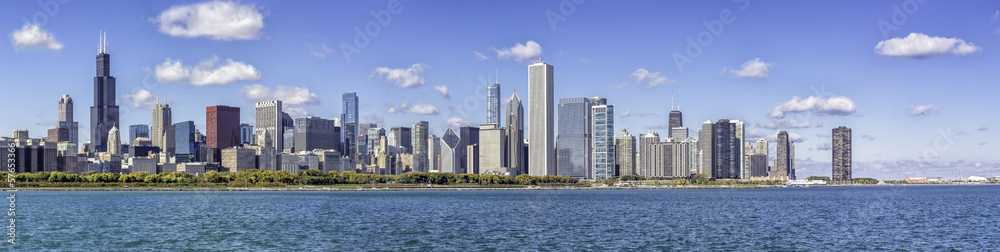 Obraz premium Panorama centrum Chicago