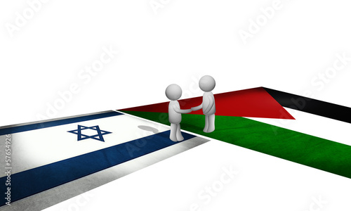 Bild auf Leinwand Conflit Israélo-palestinien
