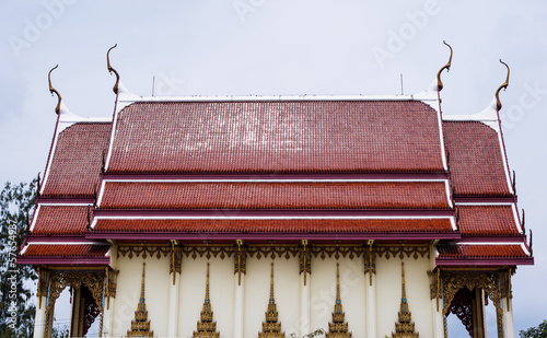 thai temple church,Chachengsao Province in Thailand photo