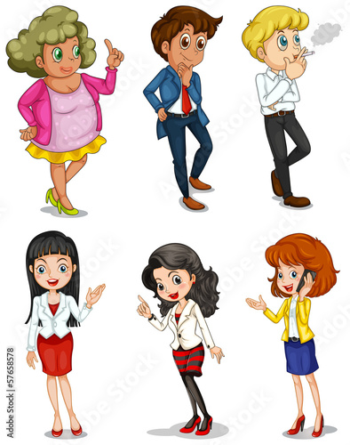 Six business-minded people