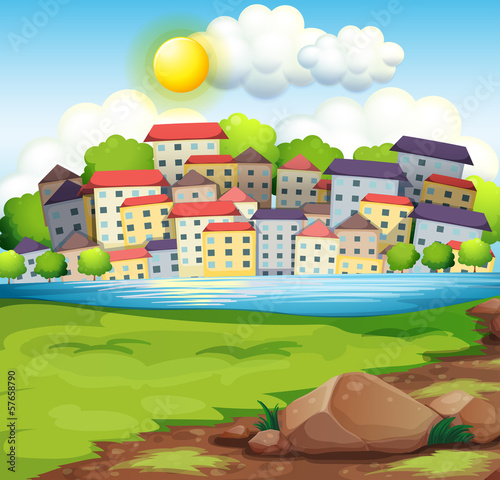 A village near the river