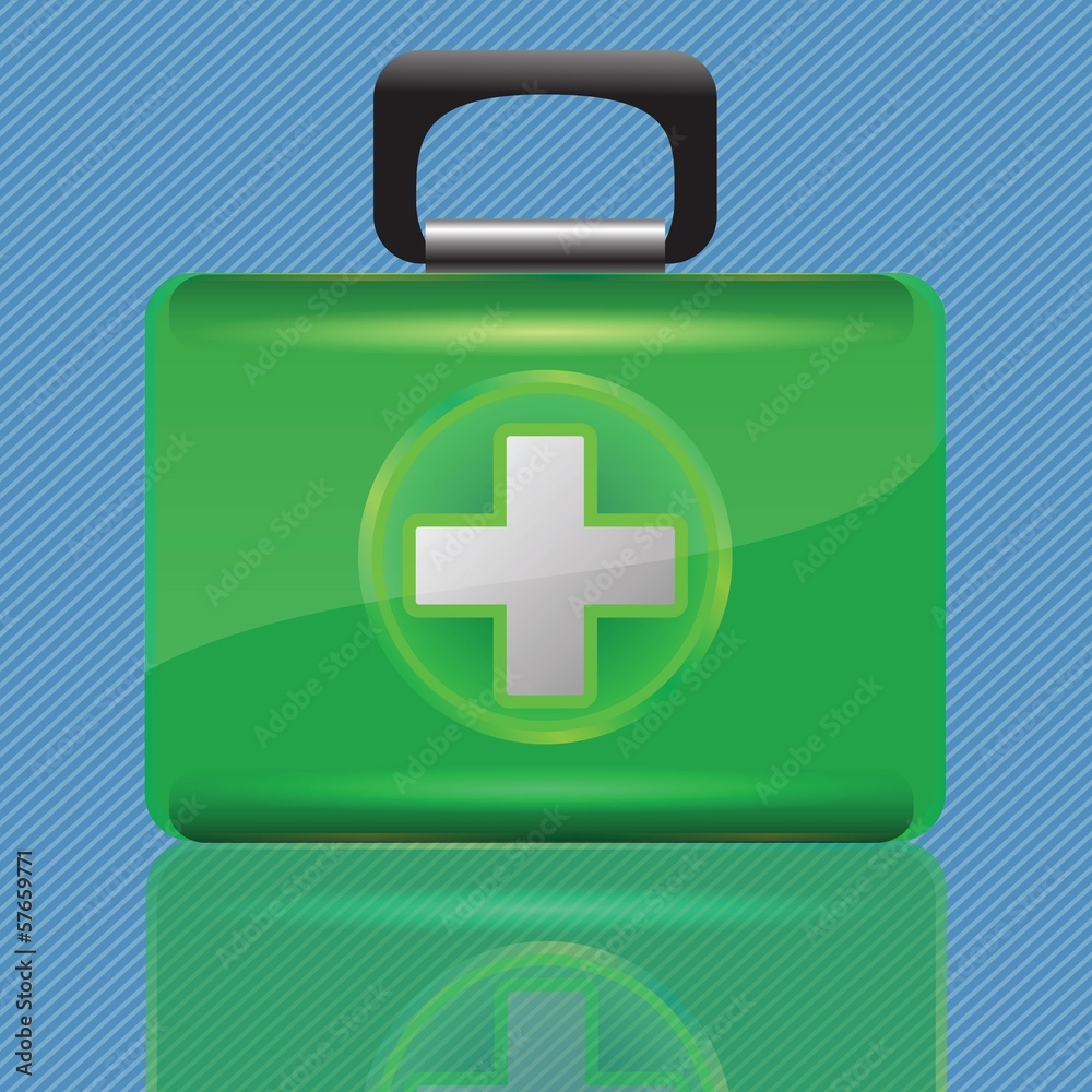 Obraz premium green box