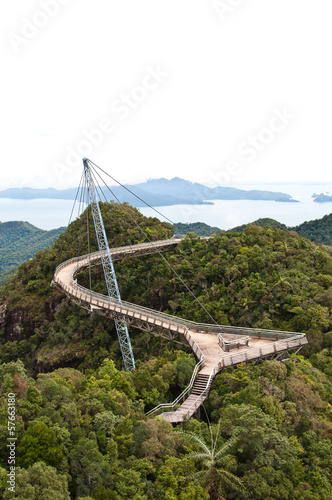 The Langkawi Sky Bridge in Langkawi Island