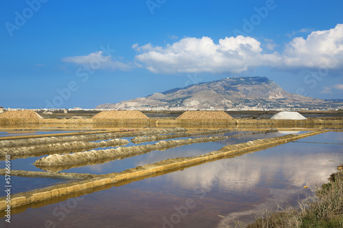 Quadro su tela Saline di Trapani - Trapani Saltworks