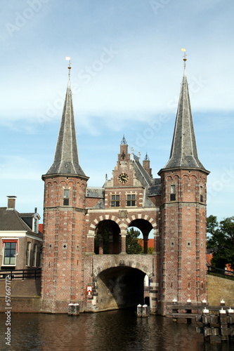 Watergate from 1492 in Sneek. The Netherlands