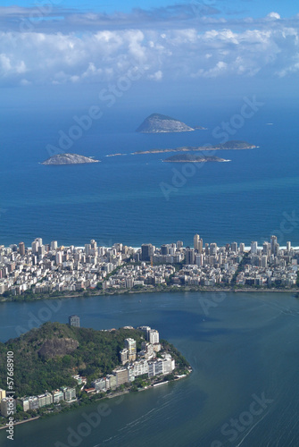 Panoramic view on Rio from Corcovado @ Brazil