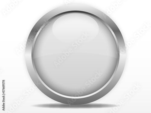 Blank grey button