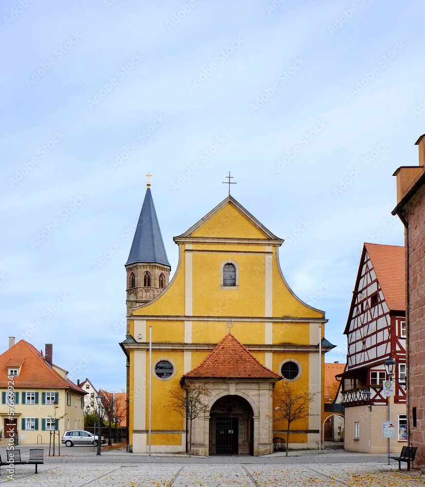 Fototapeta premium Pfarrkirche in Heideck