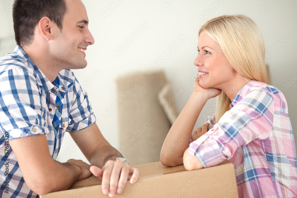 couple in love in home couple in love in home