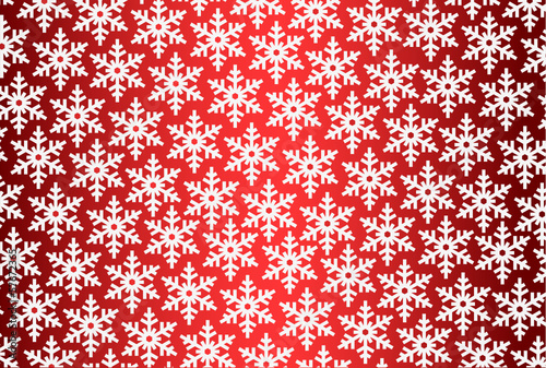Red christmas background snowflakes 2