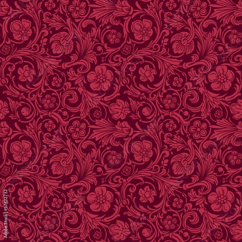 Vintage classic ornamental seamless vector pattern