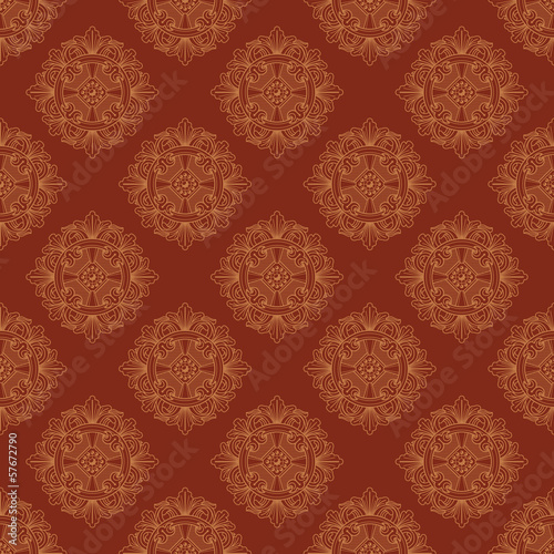 Seamless vector vintage terracotta pattern