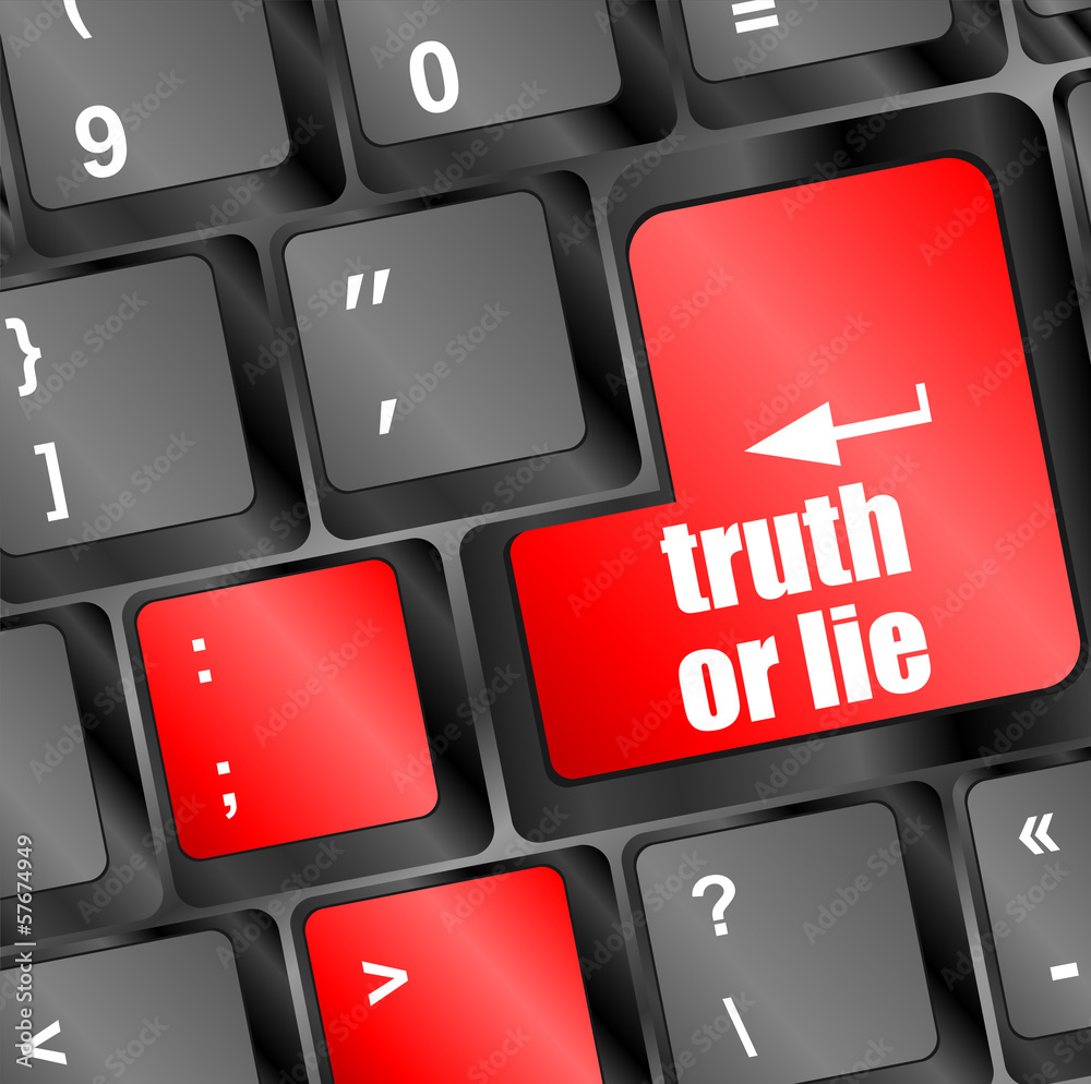 truth or lie button on computer keyboard key truth or lie button on computer keyboard key