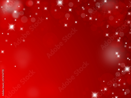 Red christmas background with text space