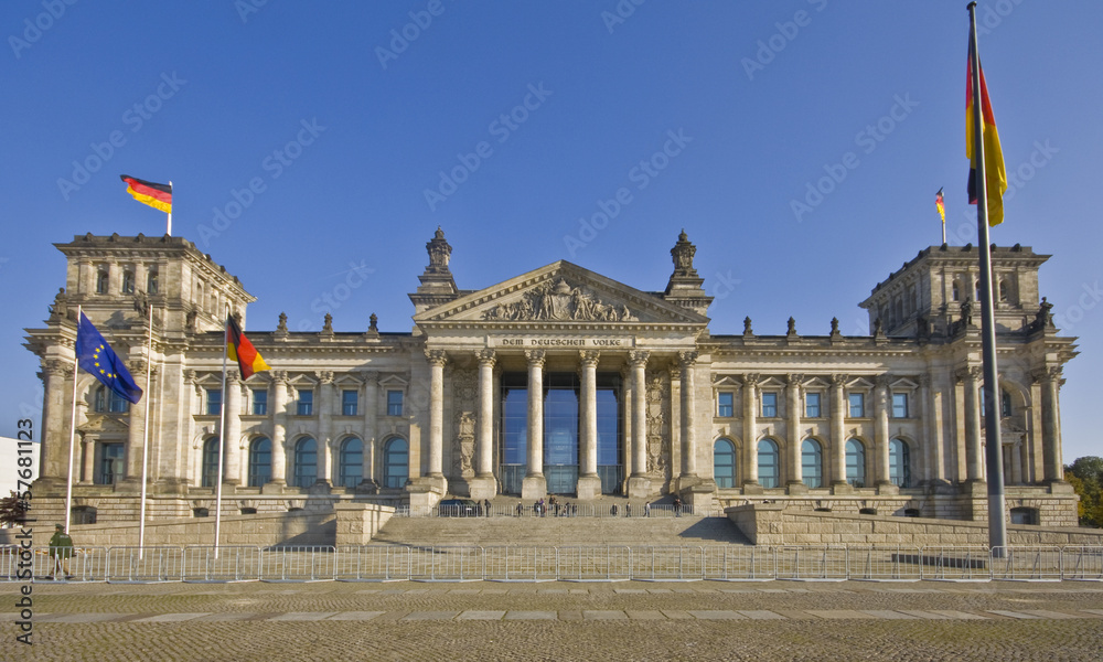 Naklejka premium Reichstag building in Berlin