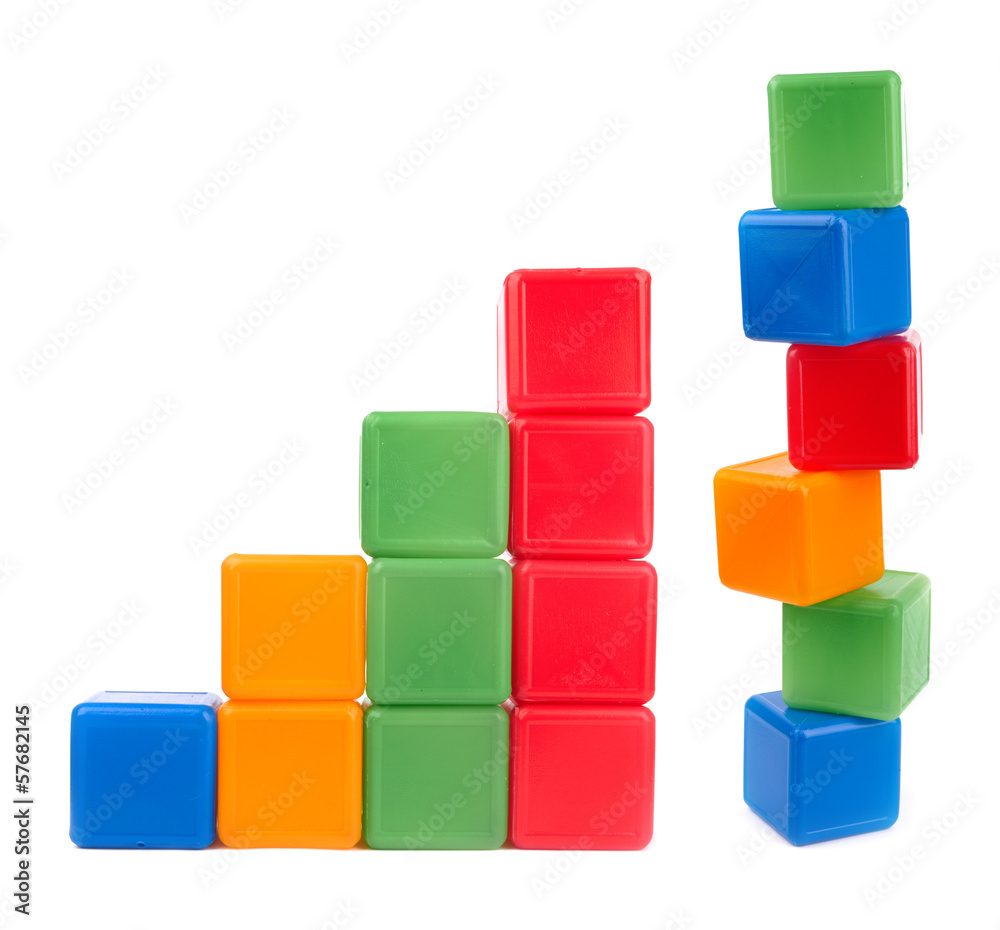 Plastic blocks Plastic blocks