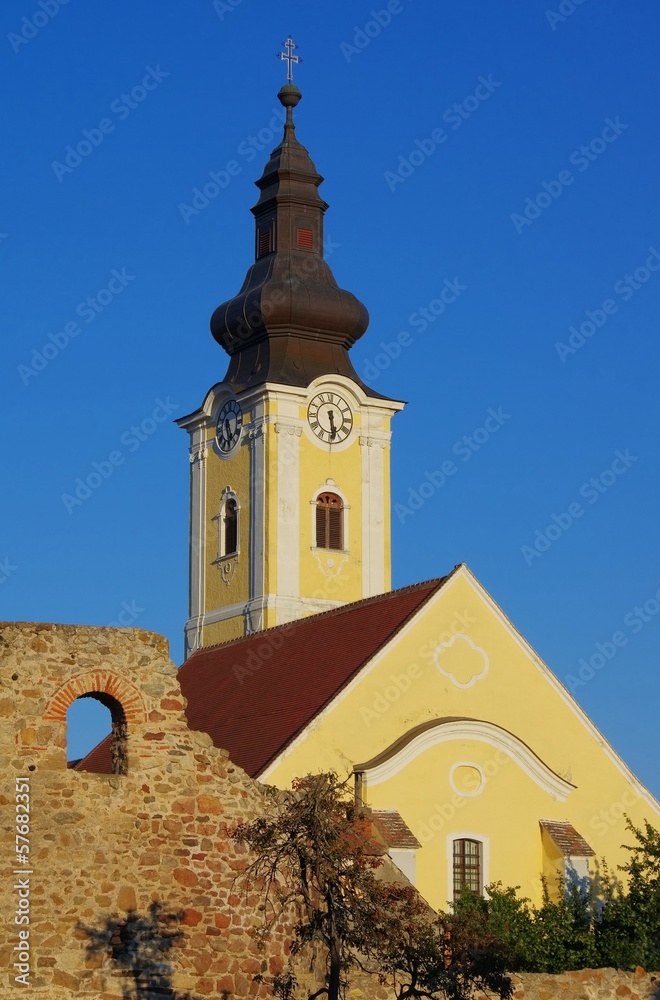 Fototapeta premium Mautern an der Donau Kirche 03