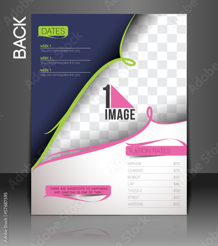 Dance Club back Flyer & Poster Cover Template