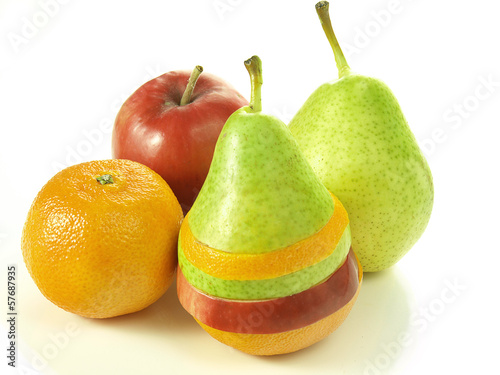 Dressed fruits