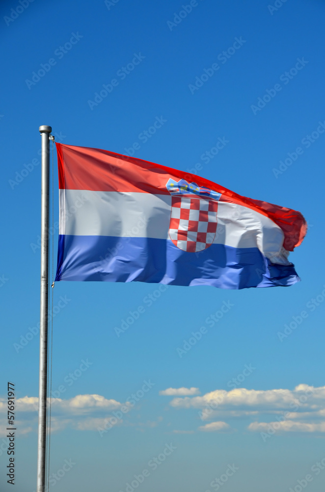 Obraz premium red white blue