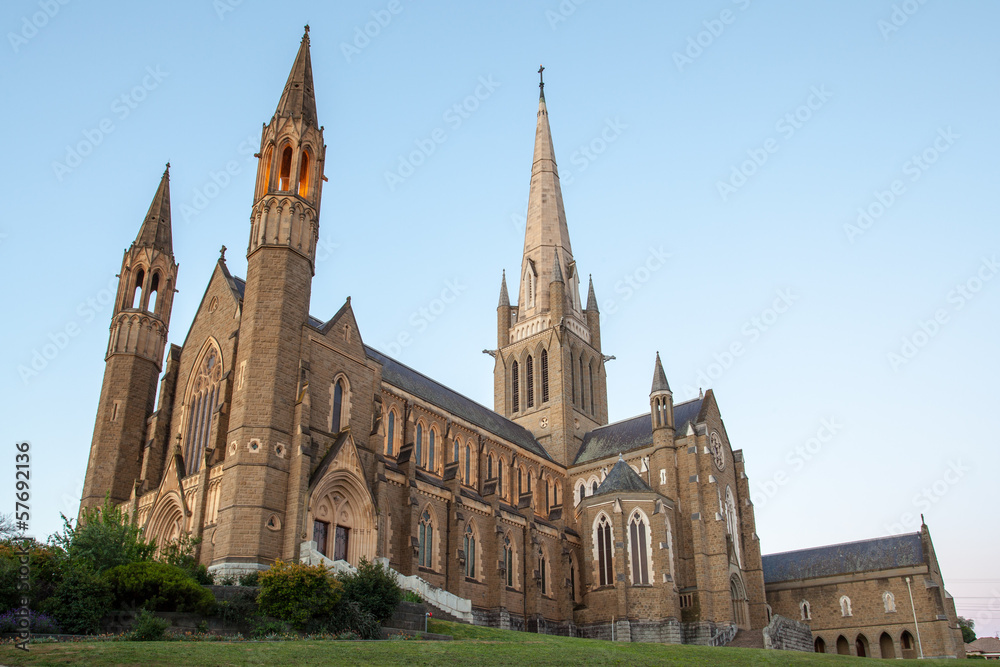 Fototapeta premium Sacred Heart Cathedral in Bendigo
