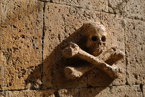 The skull of Castrojeriz - Camino de Santiago photo