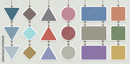 Hanging Labels Background