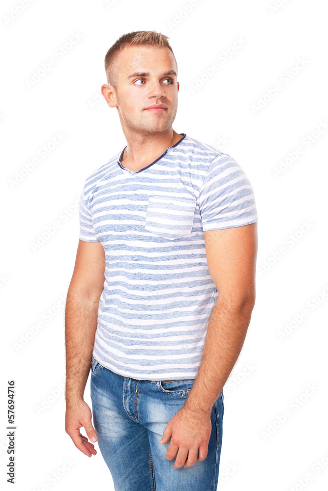 Portrait of happy smiling young man Portrait of happy smiling young man