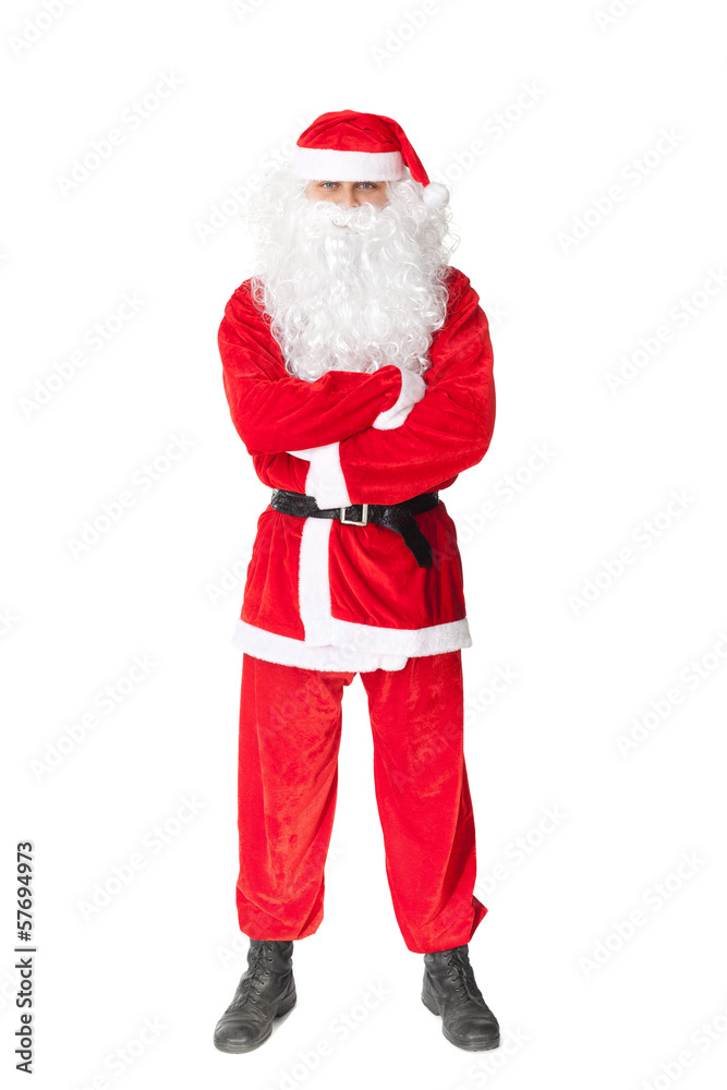 Full length portrait of Santa Claus Full length portrait of Santa Claus