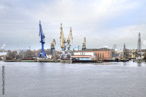 Port of city Saint Petersburg © Pavel Parmenov