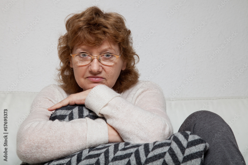 Mature lady on couch Mature lady on couch