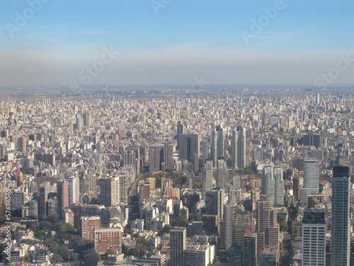 Fototapeta Naklejka Na Ścianę i Meble -  Aerial photo Buenos Aires, Argentina