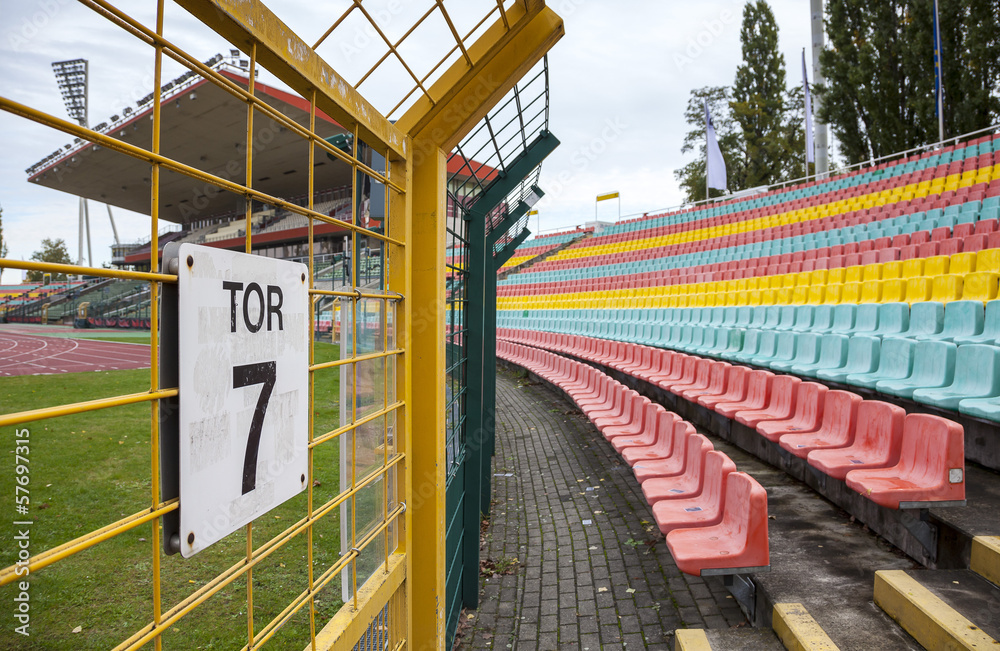 Fototapeta premium im Stadion