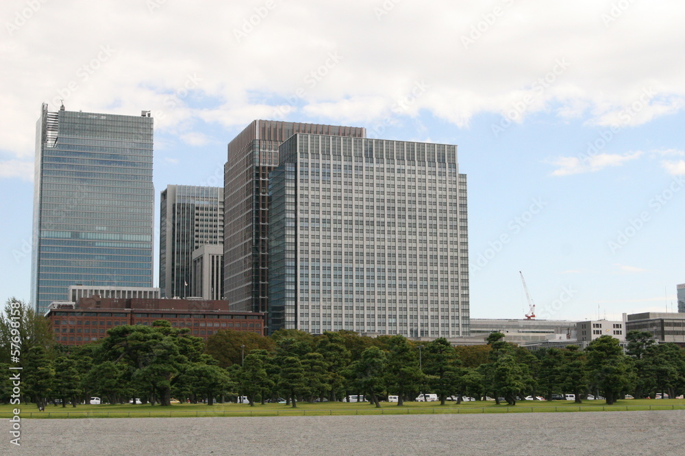Obraz premium Tokyo office building