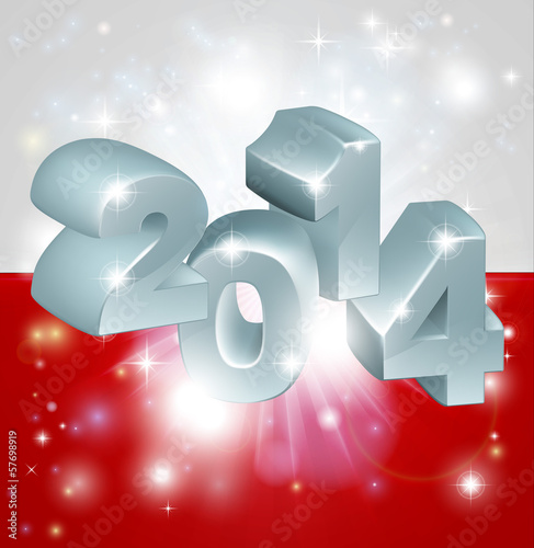 2014 Polish flag