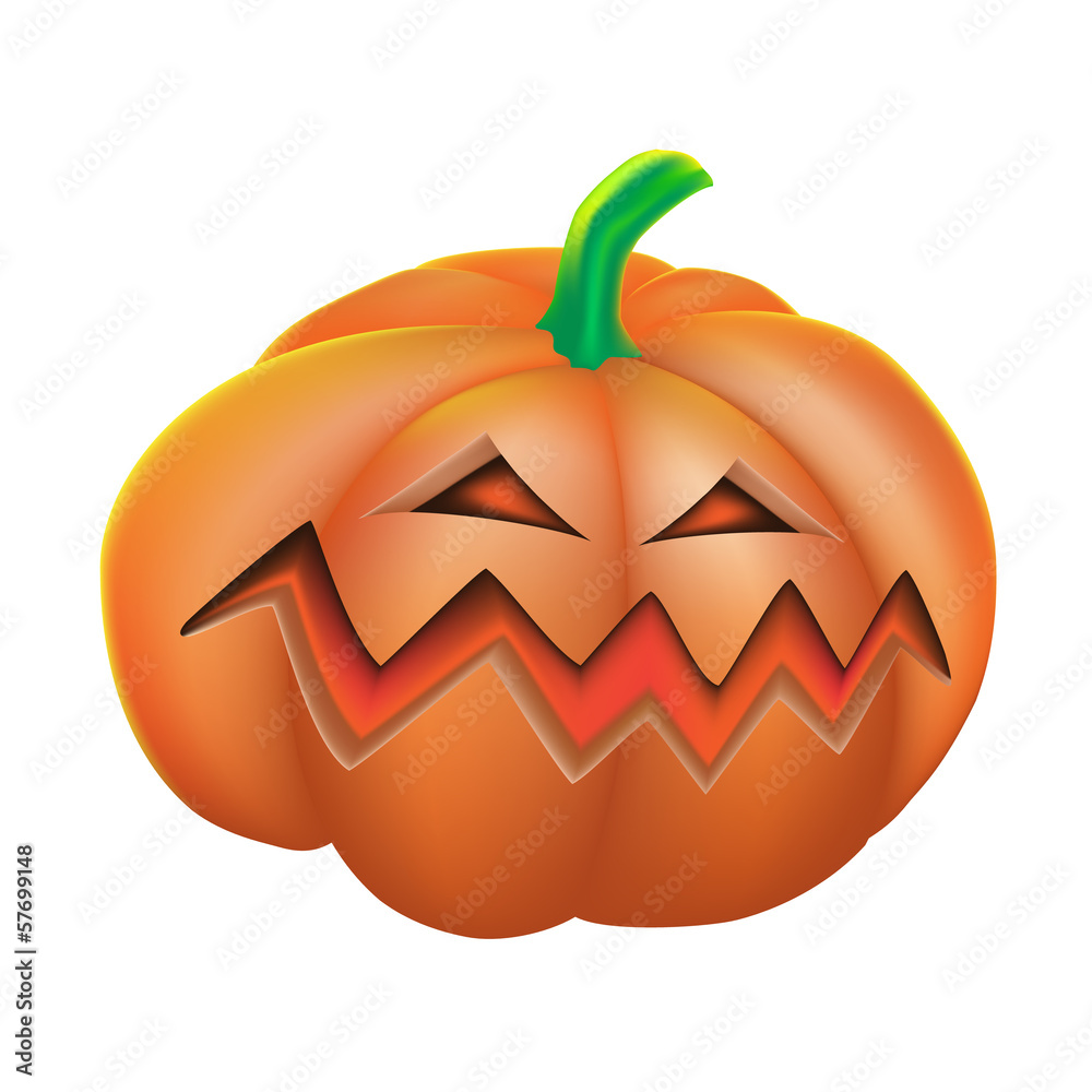 Pumpkin on white background Pumpkin on white background