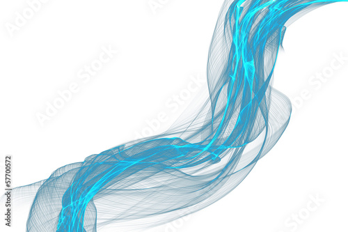 abstract twisted net wave photo