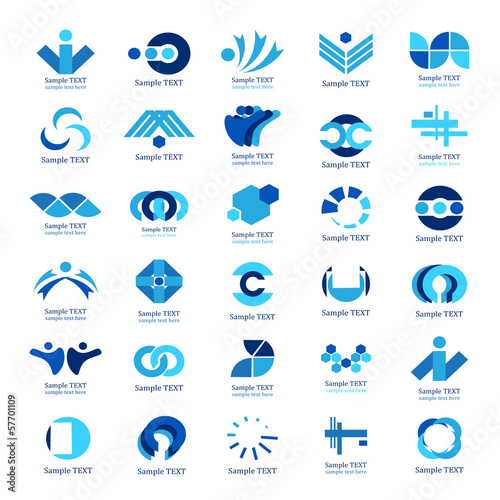 Unusual Icons Set - Isolated On White Background