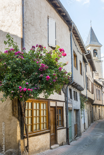 Lautrec (France), old village photo