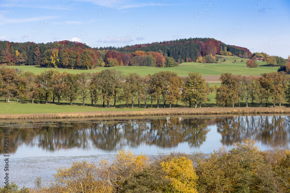 Am Egglsee bei Ebersberg, Bayern