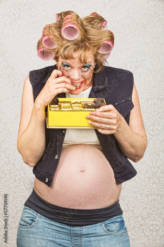 Smiling Pregnant Hick